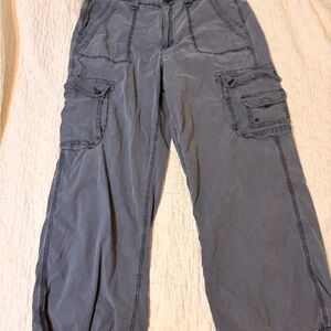 American Eagle Outfitters Women’s Cargo Pants - Charcoal Gray